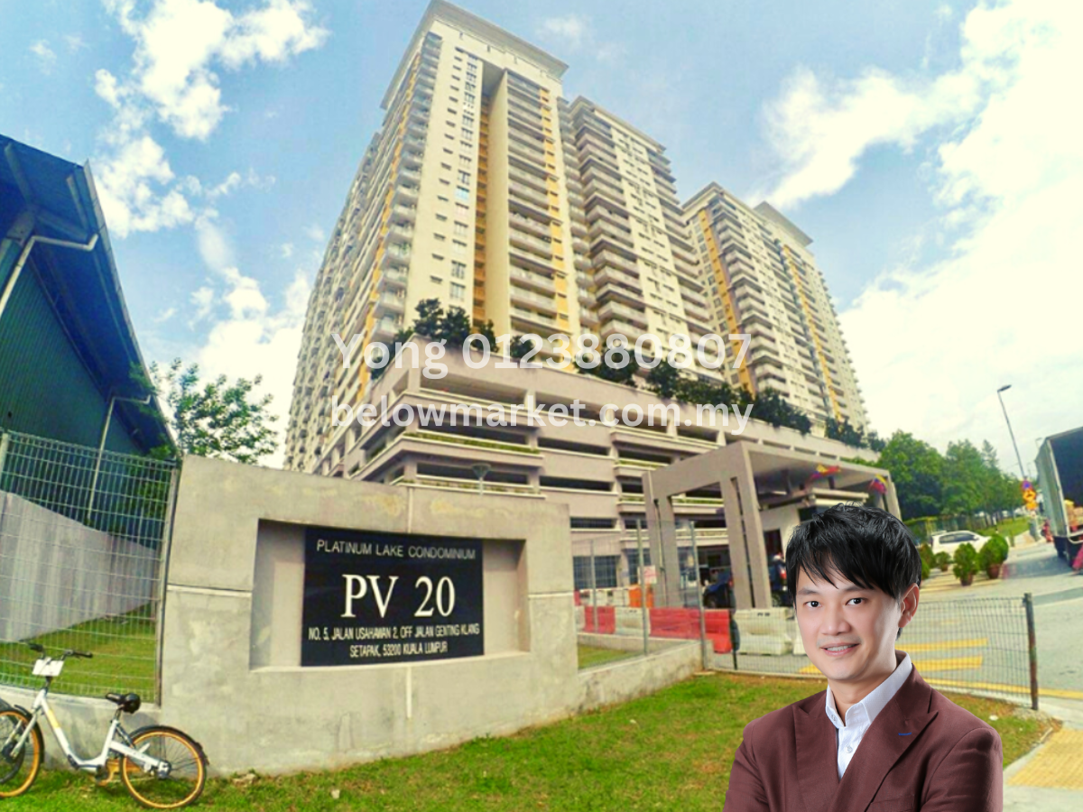 No. A-13A-18, PV20 Platinum Lake Condominium, No. 5, Jalan Usahawan 2, Off Jalan Genting Klang, Setapak, 53200 Kuala Lumpur