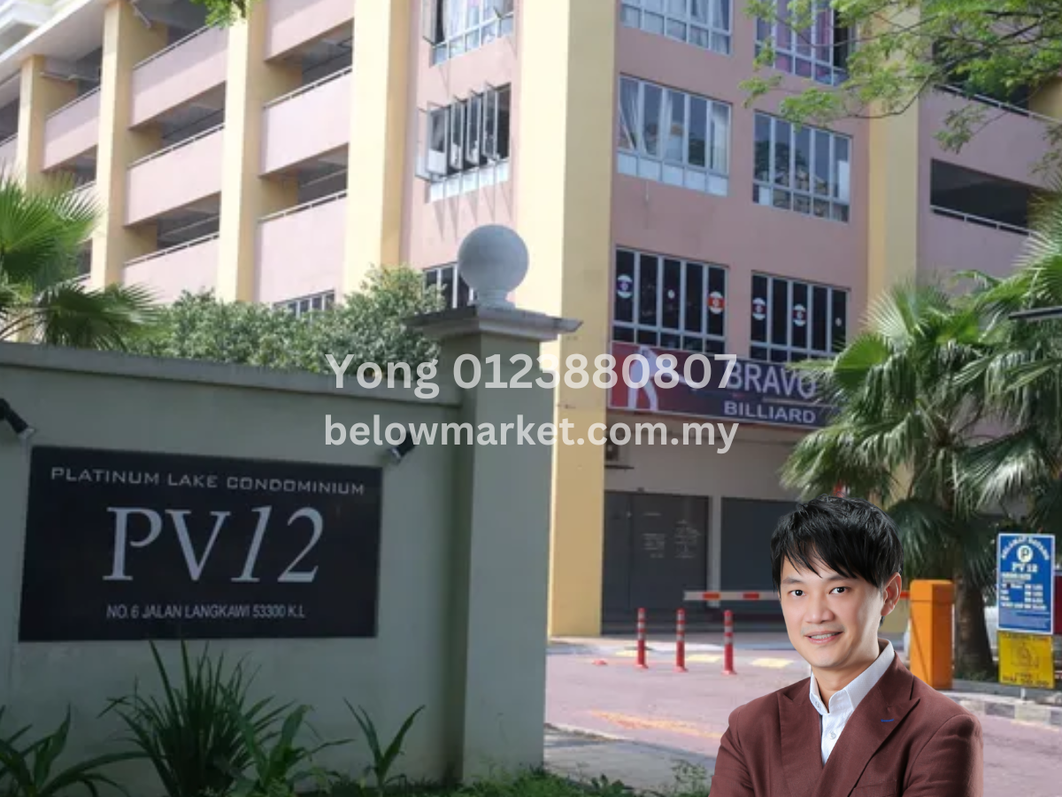 No. B-26-03A, PV12 Platinum Lake Condominium, No. 6 Jalan Langkawi, Setapak, 53300 Kuala Lumpur