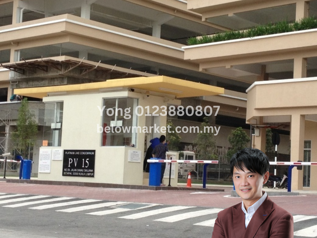 No. 25-3A, PV 15 Platinum Lake Condominium, No. 2A, Jalan Danau Saujana, Off Jalan Genting Klang, Setapak, 53300, Kuala Lumpur, Wilayah Persekutuan Kuala Lumpur